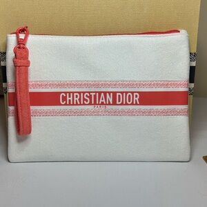Dior Vibrant Orange Pouch